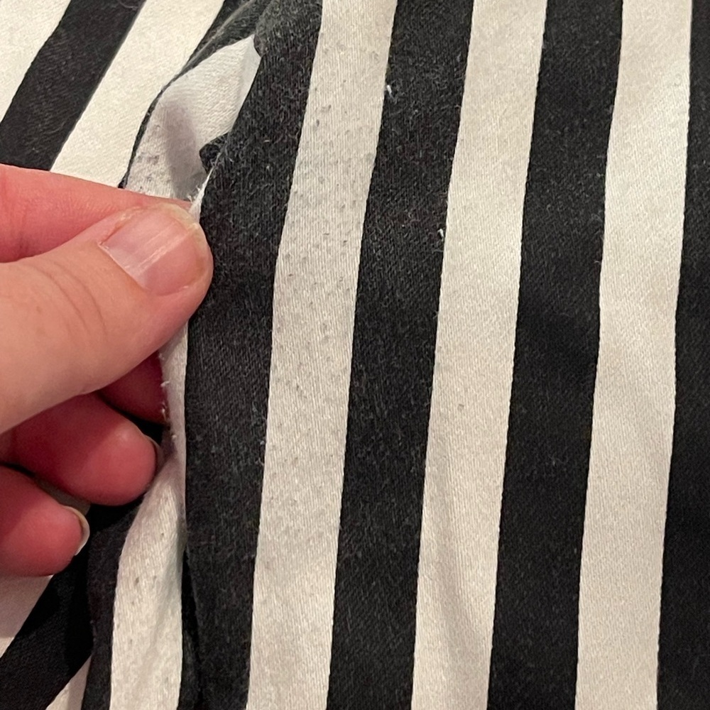 By Junk food black white striped pull on pants - Picture 8 of 9